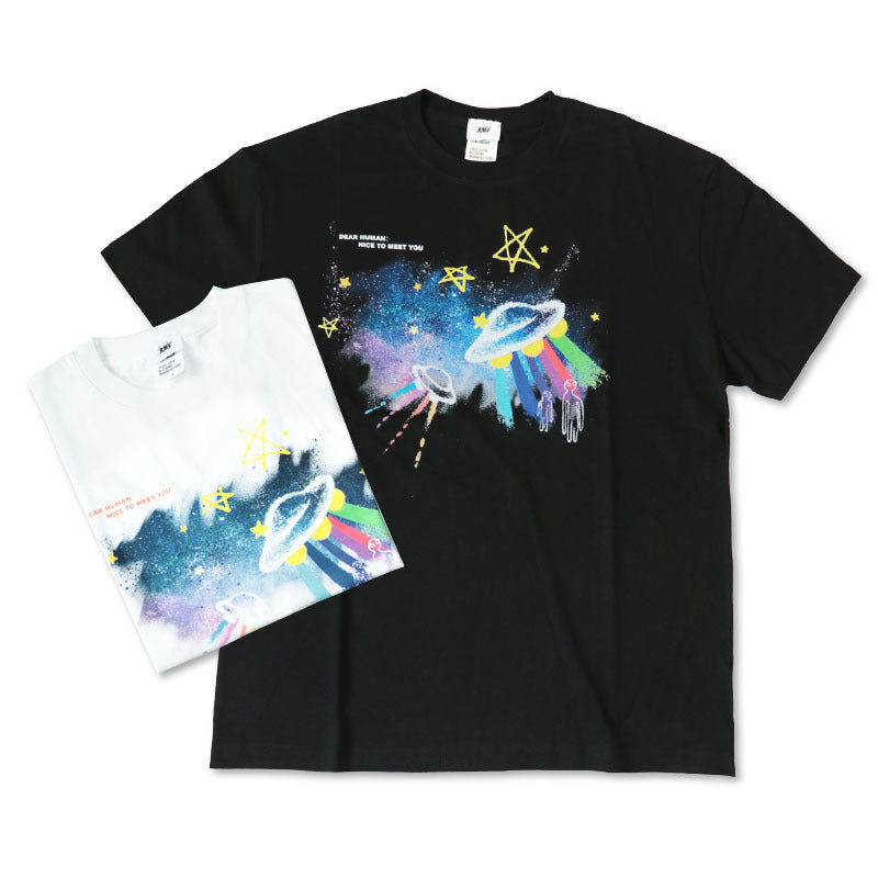 Cotton short sleeve loose t-shirt