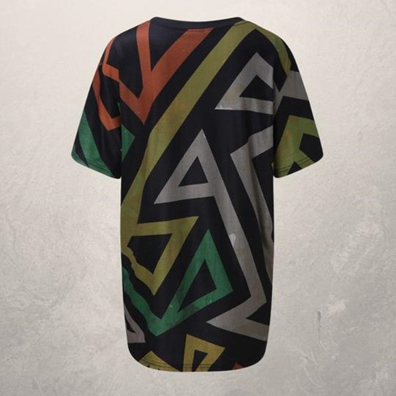 Men's New Fashion Print Simple T-shirt
