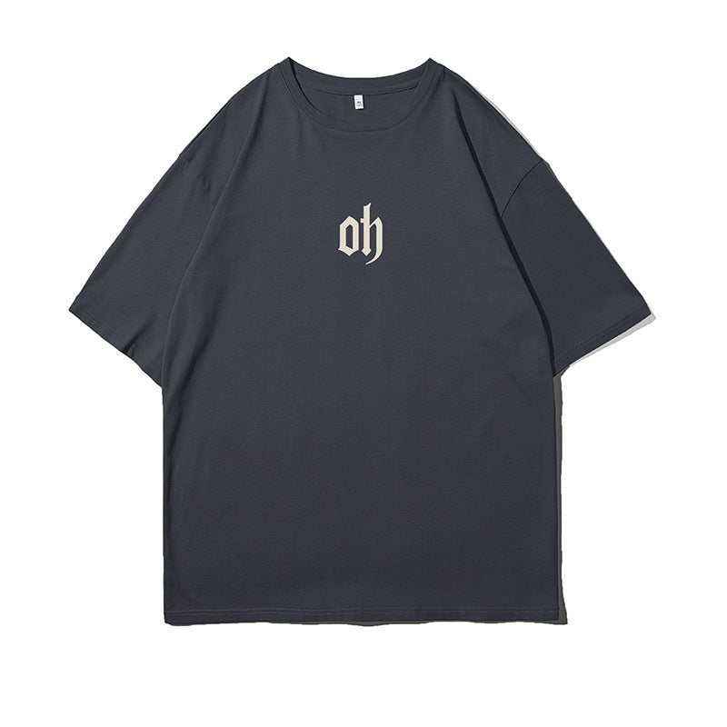 Men's Summer Plus Size Loose And Simple Top T-shirt