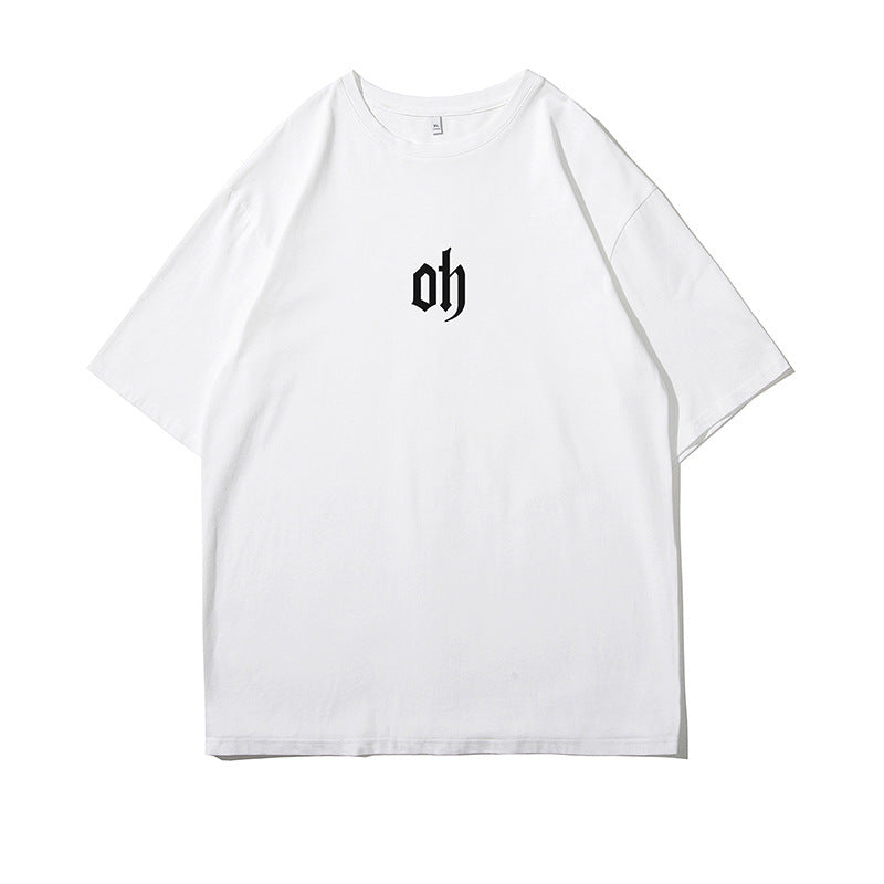 Men's Summer Plus Size Loose And Simple Top T-shirt