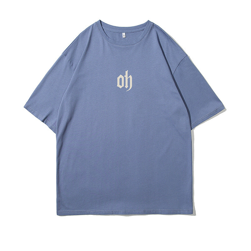 Men's Summer Plus Size Loose And Simple Top T-shirt