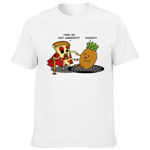 Pineapple Casual Short-Sleeved T-Shirt Men And Women With Round Neck Pullover Short Sleeves