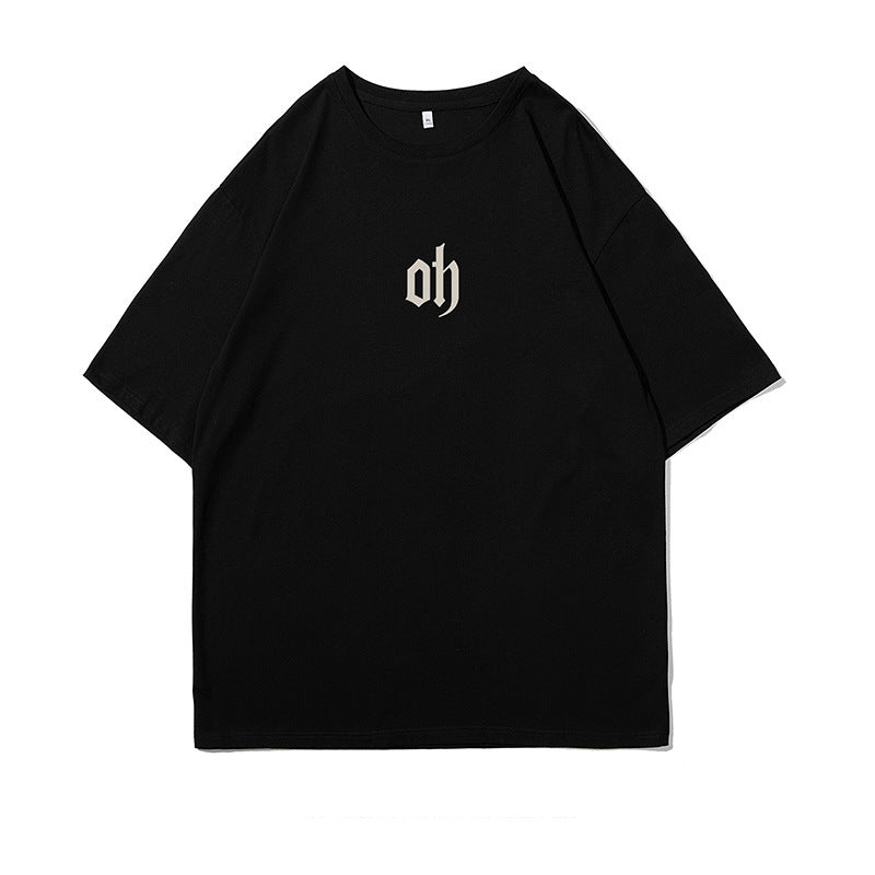 Men's Summer Plus Size Loose And Simple Top T-shirt