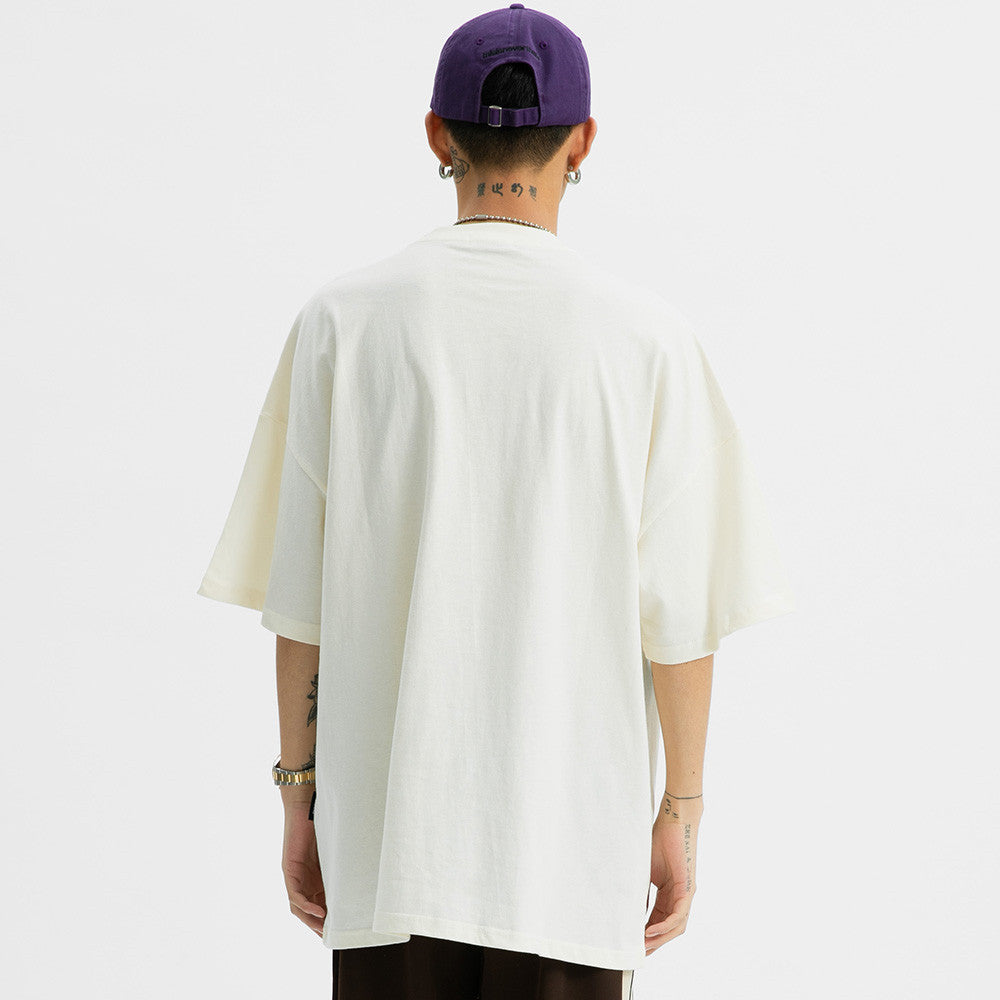 Men's Urban Landscape Print Short Sleeve T-shirt
